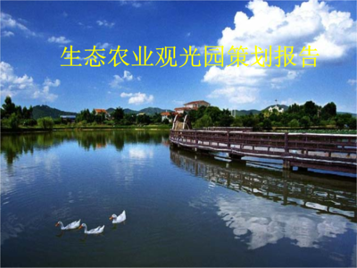 生態(tài)農(nóng)業(yè)觀光園設(shè)計(jì)圖分析與旅游開(kāi)發(fā)項(xiàng)目策劃咨詢報(bào)告